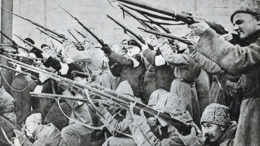Bolshevik Red Guards in 1917